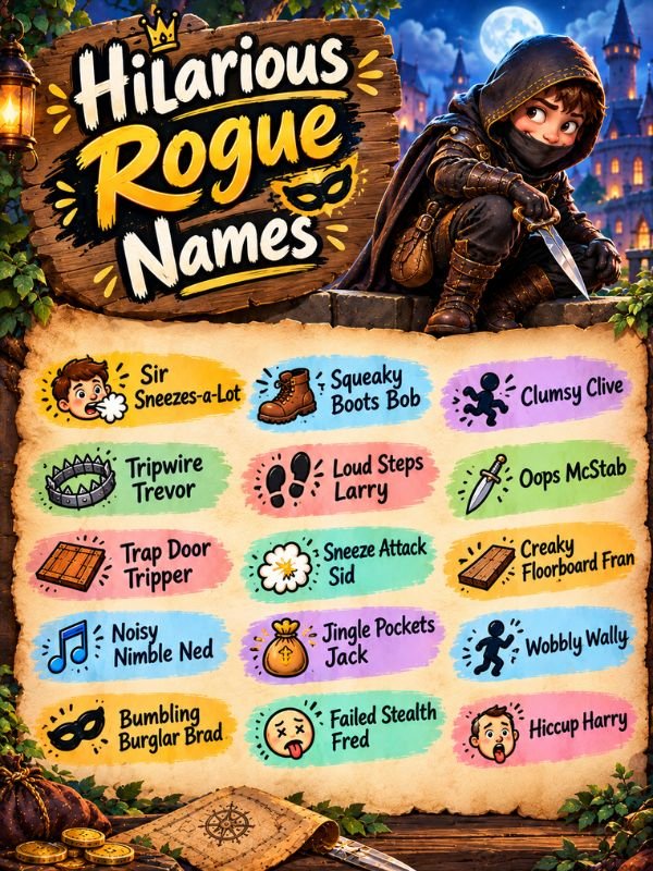 Hilarious Rogue Names