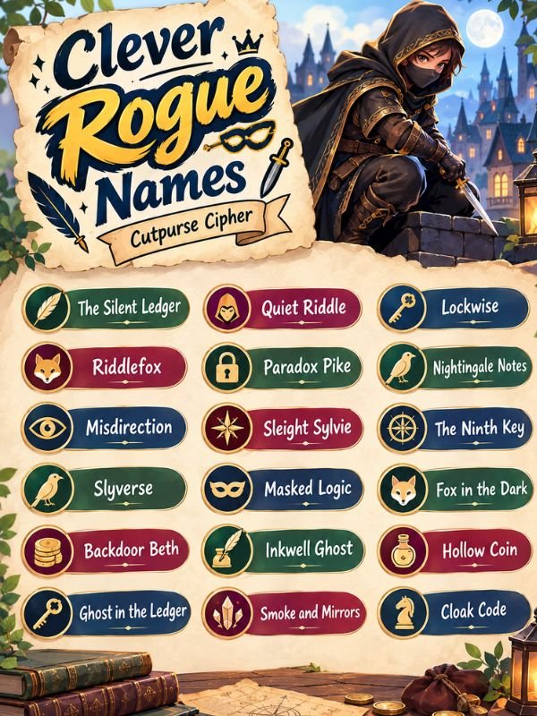 Clever Rogue Names