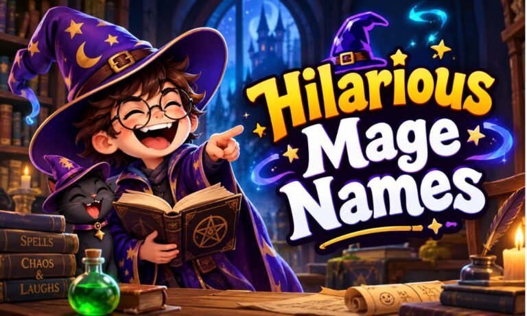 Hilarious Mage Names
